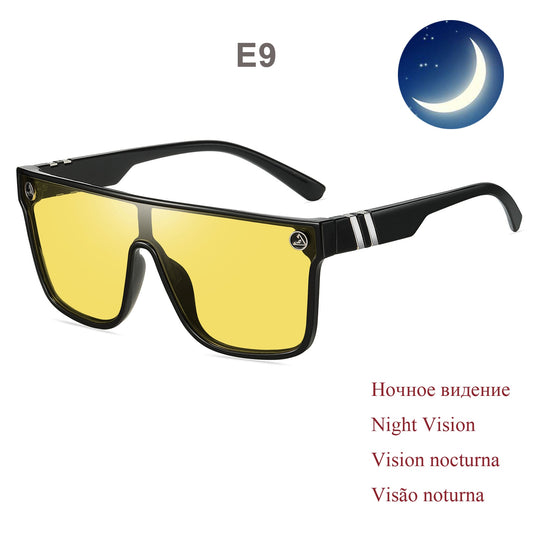 The latest glasses in 2022 for men Excellent lenses that protect from the sun's rays square lens 10_colors