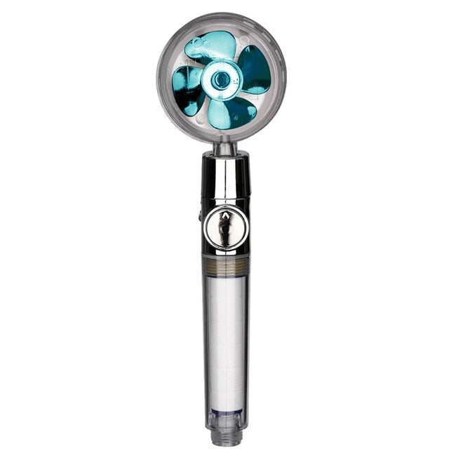 Load image into Gallery viewer, Shower head... it saves water with great pressure with fan Awan that matches your decor
