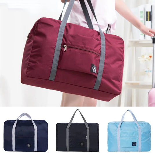 Foldable travel bag and luggage bag high quality and distinctive patterns