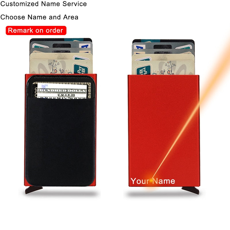 Load image into Gallery viewer, smart wallet Fits all your cards made of steel All colors are there
