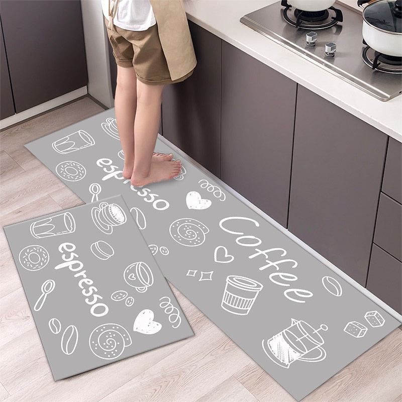 Load image into Gallery viewer, Fashion simple Scandinavian style kitchen rug
