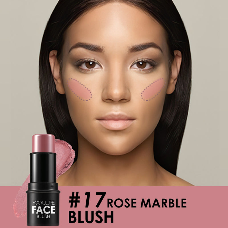 Load image into Gallery viewer, FOCALLURE makeup shimmer highlighter contour &amp; bronzer creamy shimmer powder glitter contour stick
