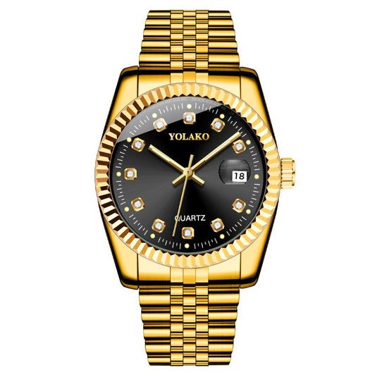 luxury men's watches The same luxury gold watches of stainless steel 4-colors