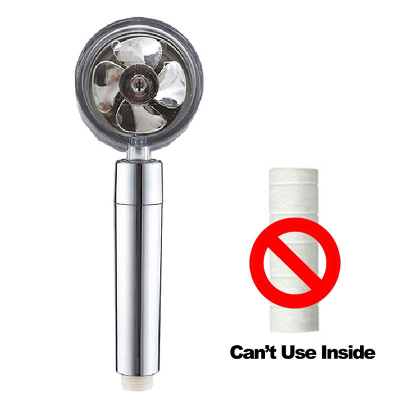 Load image into Gallery viewer, Shower head... it saves water with great pressure with fan Awan that matches your decor
