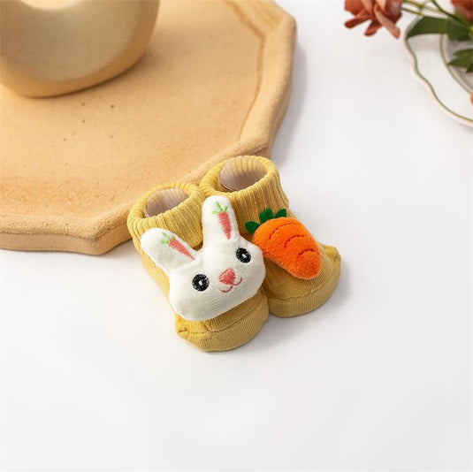 Newborn baby socks. soft cotton anti slip cute animal shapes