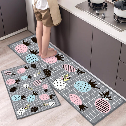 Fashion simple Scandinavian style kitchen rug