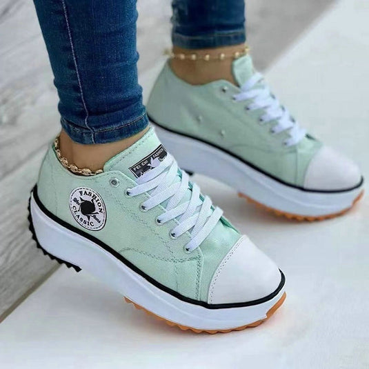 Lovely casual women sneakers with patterns and different colors for you