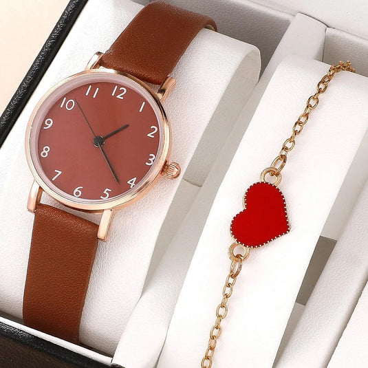 New women's watch 2022 Elegance title leather bracelet Sora looks like a clock