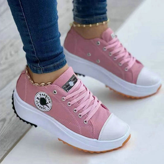 Lovely casual women sneakers with patterns and different colors for you
