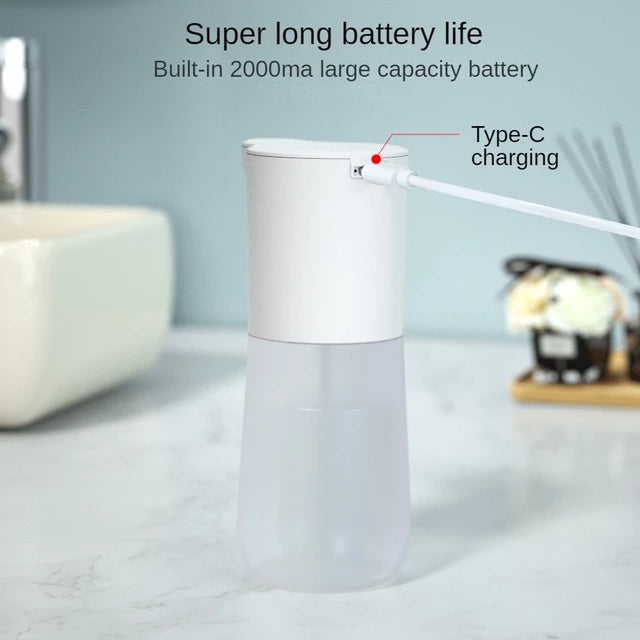 Load image into Gallery viewer, Can 600/ml soap dispenser It works with motion sensor can be recharged make your life easier
