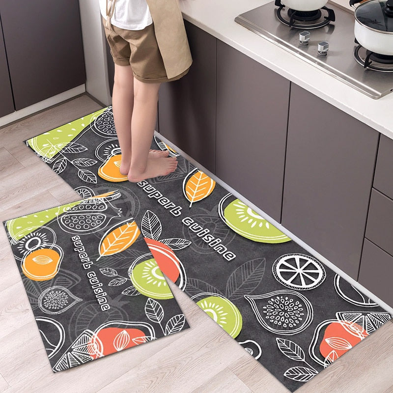 Load image into Gallery viewer, Fashion simple Scandinavian style kitchen rug
