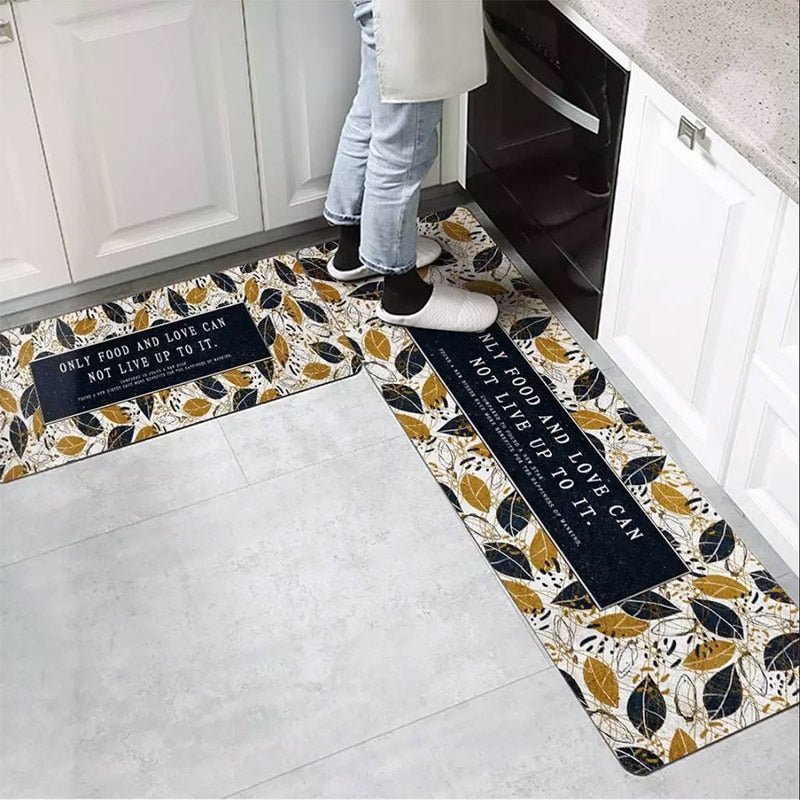 Load image into Gallery viewer, Fashion simple Scandinavian style kitchen rug

