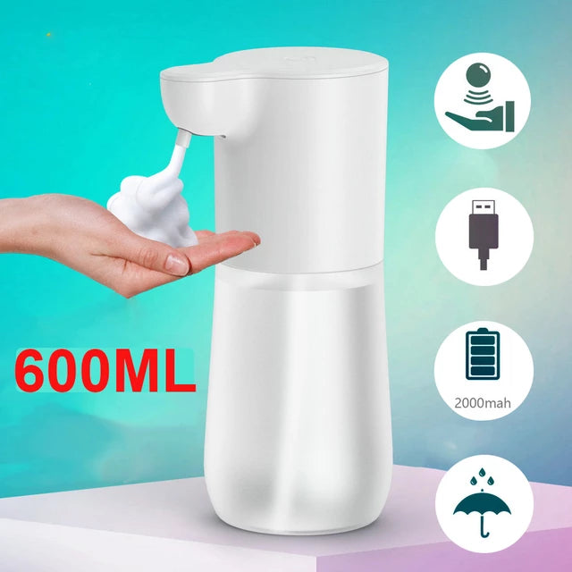 Load image into Gallery viewer, Can 600/ml soap dispenser It works with motion sensor can be recharged make your life easier
