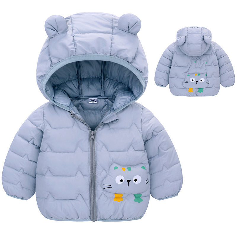 Load image into Gallery viewer, Winter jackets for babys, warm to go out, cute shapes and bright colors AGE:6m_4y
