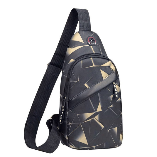 Luxury men's back bag  For school and university use Placed on one shoulder It has a mobile charger 15 colors