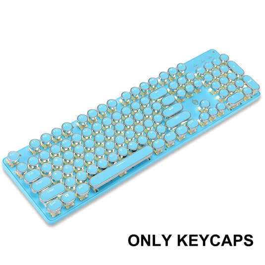 104 Keys Punk Keycaps Plating Key Cap for Cherry MX Mechanical Keyboard Backlit Design High-Quality PBT Material Keycaps