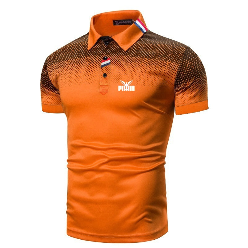 Load image into Gallery viewer, Summer fashion polo shirts, short sleeves, lapel, all colors
