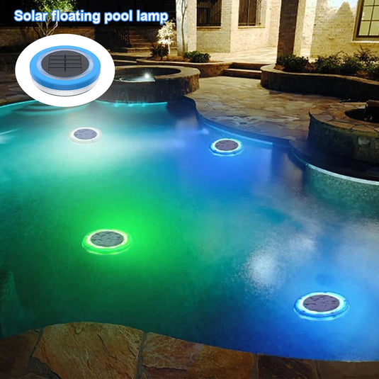 floating pool lights Not affected by water Solar powered Lights that make your aquarium more beautiful at night