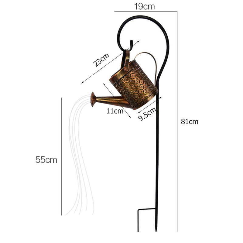 Load image into Gallery viewer, jug shaped led lamp jug holder Suitable for your garden decoration
