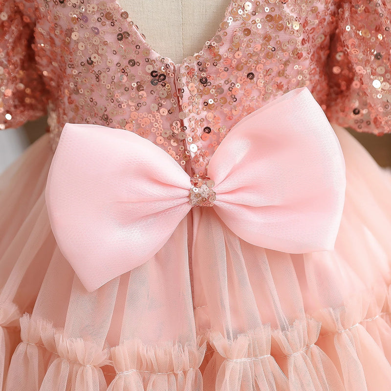 Load image into Gallery viewer, Dresses for baby girls, suitable for birthdays and baptisms Suitable for ages: 1" 2" 3 all sizes
