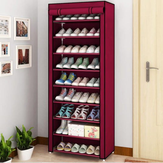 Shoes closet / footwear organizer ,  with many shelfs  available in different sizes and colors