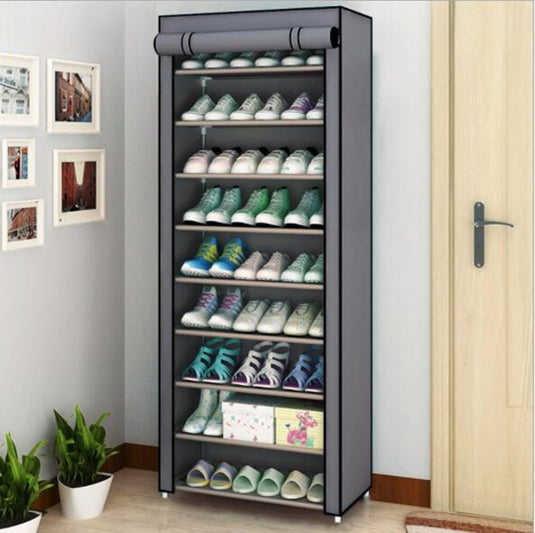 Shoes closet / footwear organizer ,  with many shelfs  available in different sizes and colors