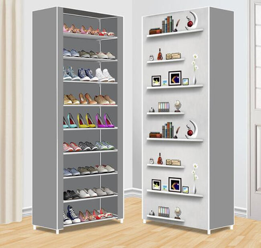 Shoes closet / footwear organizer ,  with many shelfs  available in different sizes and colors
