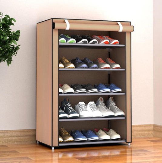 Shoes closet / footwear organizer ,  with many shelfs  available in different sizes and colors