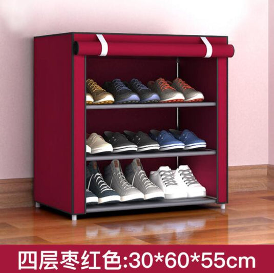 Shoes closet / footwear organizer ,  with many shelfs  available in different sizes and colors