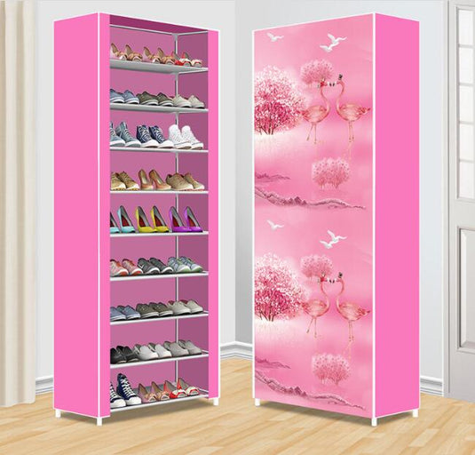 Shoes closet / footwear organizer ,  with many shelfs  available in different sizes and colors