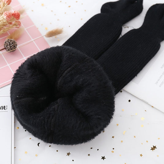 Long socks for baby girls,woolen,warm in winter,lovely colors