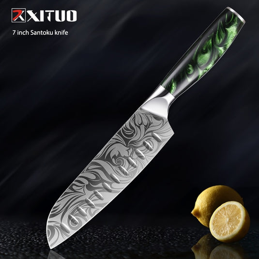 Kitchen knife made of stainless steel in addition to being a sharp knife