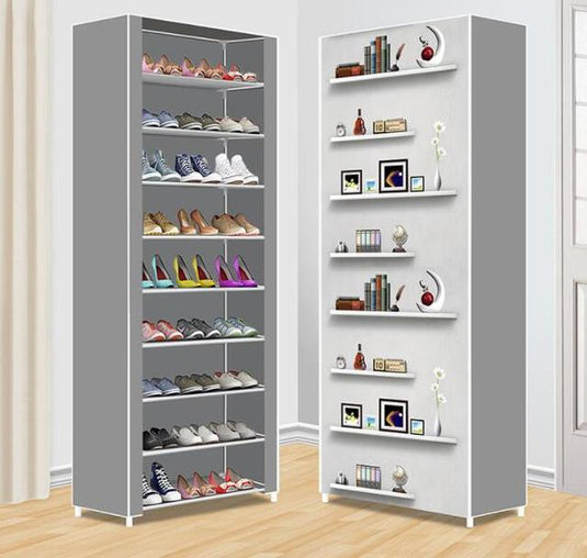 Shoes closet / footwear organizer ,  with many shelfs  available in different sizes and colors