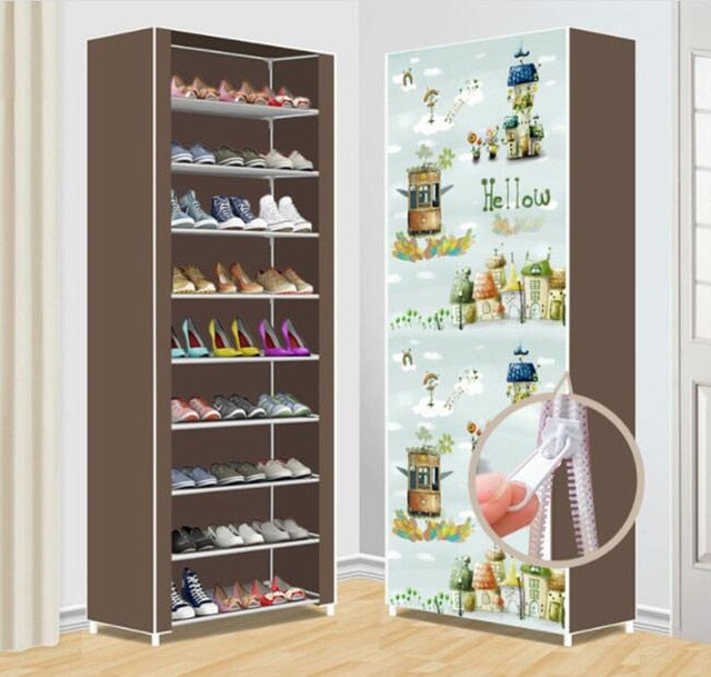 Load image into Gallery viewer, Shoes closet / footwear organizer ,  with many shelfs  available in different sizes and colors
