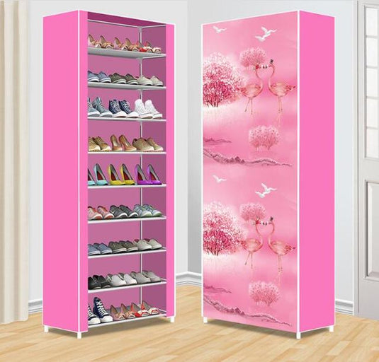 Shoes closet / footwear organizer ,  with many shelfs  available in different sizes and colors