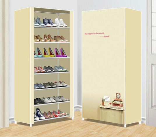 Shoes closet / footwear organizer ,  with many shelfs  available in different sizes and colors