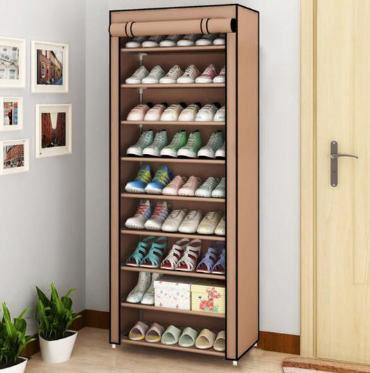 Shoes closet / footwear organizer ,  with many shelfs  available in different sizes and colors