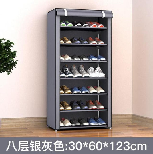 Shoes closet / footwear organizer ,  with many shelfs  available in different sizes and colors